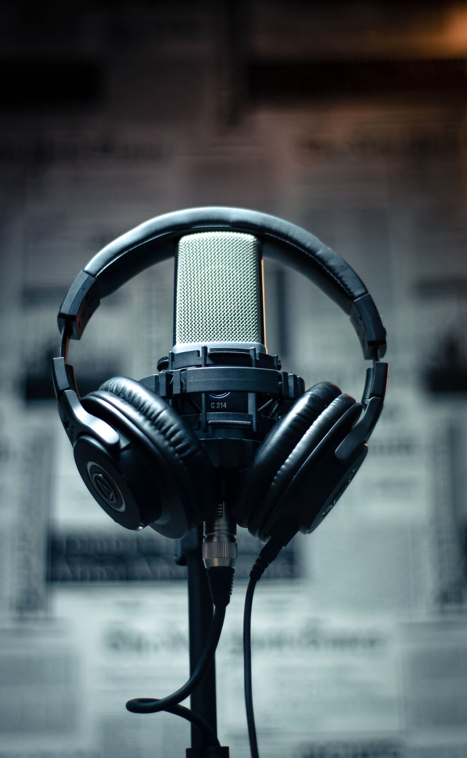 Headphones and microphone
